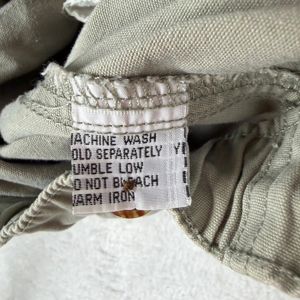 Vintage Tommy Bahama Key Largo Cargo Shorts Mens XL Sage Green Cotton Y2K - Picture 8 of 13